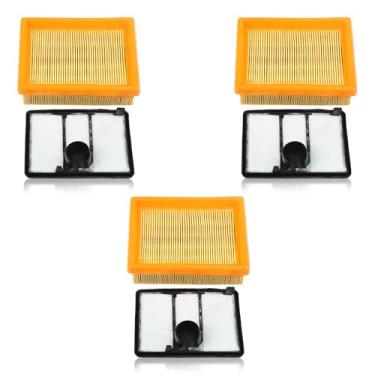 Imagem de Atunee Pacote com 3 kit de filtro de ar 4224 141 0300 para Stihl 4224 141 0300 4224 140 1801 serve para serras de corte Stihl TS700 TS800 Cutquik