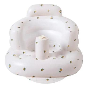 Imagem de Poltrona Sofá C/bomba Embutida Banho Inflável Bebês Infantil - Baby In