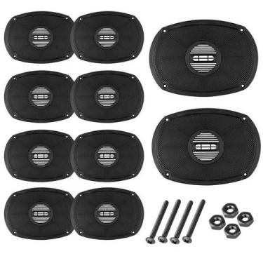 Imagem de Kit 10 Tela Alto Falante 6x9 Polegadas Com Parafuso Plástica - PERMAK