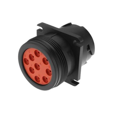 Imagem de YINETTECH Plugue conector macho de fio elétrico para carro de 9 pinos HD10-9-1939P adequado para a maioria dos carros
