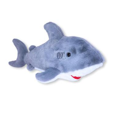 Imagem de Tubarão de Pelúcia Médio Fofy Toys Macio Antialérgico Ideal para Abraç