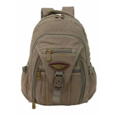 Imagem de Mochila Masculina Feminina Escolar Notebook Reforçada Em Lona JA9606 B