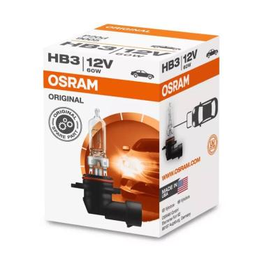 Imagem de Par Lâmpada Osram HB3 Farol Halógena 60W 12V 9005