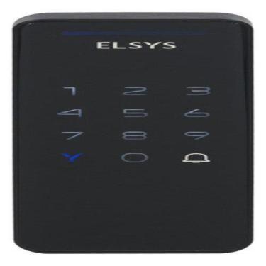 Imagem de Fechadura Eletrônica Digital Sobrepor Preta Senha Tag Elsys