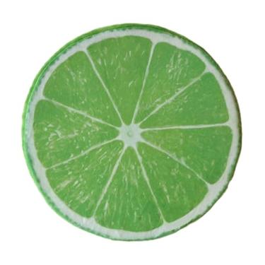 Imagem de Almofada de assento de 39 cm, 7 cm de espessura, almofadas de espuma antiderrapante para cadeiras de jantar, almofada de chão com padrão de frutas realista, almofada de cadeira removível e