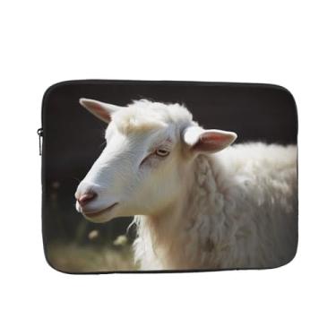 Imagem de Capa protetora para notebook de ovelhas de 12 polegadas à prova de choque, resistente à água, bolsa para laptop, bolsa de transporte para computador, pasta portátil para homens e mulheres