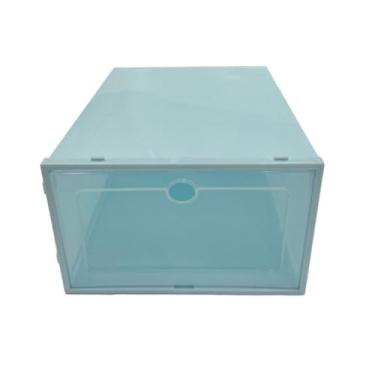 Imagem de Kit Com 10/20 Caixas Organizadoras Para Sapatos Tênis Empilhável Tampa Flip(VERDE,10)