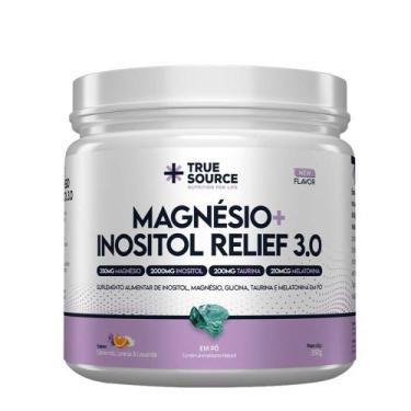 Imagem de True Magnesio + Inositol Relif 3.0 Camomila e Lavanda 350G True Source