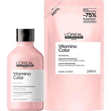 Imagem de Kit Loreal Vitamino Color - Shampoo 300ml e Refil 240ml - L'Oréal Prof