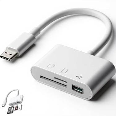 Imagem de Adaptador De Memória Leitor De Cartão Micro SD SD TF USB Tipo C OTG USB 3.0 Para Celular Tablet Notebook Computador Expansão De Armazenamento Transferência Rápida De Dados Multidispositivo