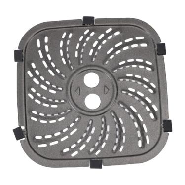 Imagem de Diydeg Air Fryer Grill Pan, Placa de Revestimento Antiaderente Compatível Com 6qt e 8qt, Bandeja de Pan de Grade de Aço Inoxidável, Peças de (M 25x25x10.5cm / 9.8x9.8x4.1in)