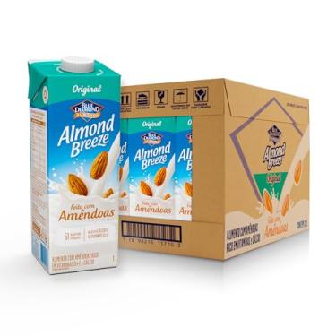 Imagem de Pack de Alimento com Amendoa Almond Breeze Original 1L - 12 Unidades