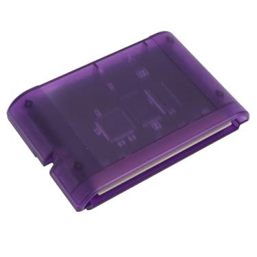 Imagem de Cartão de Jogo retrô, Multifuncional 3000 Em 1, Cassete de Vídeo de Jogo de Fácil Acesso para Acessórios de Jogo (Roxo Transparente)