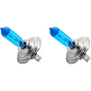 Imagem de Par LÂMpada HalÓGena Super Branca H7 55w 8500k Tech One