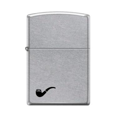 Imagem de Zippo Isqueiro - Pipe Design Pipe Insert Windproof Lighter (Street Chrome #Z5548)