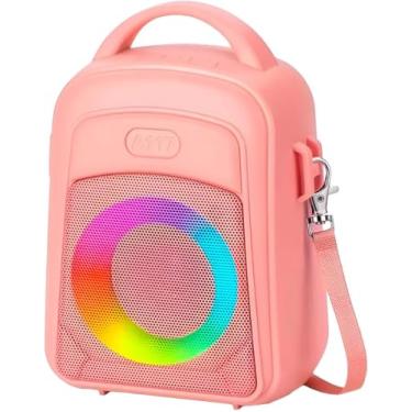 Imagem de Caixa de Som Bluetooth Portátil KA-8086 – 20W, Luz RGB, Bateria 3h, Design Compacto com Alça para Viagem, Festa e Uso Diário