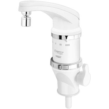 Imagem de Torneira Elétrica 4 Temperaturas Elegance Branca para Bancada 4800 Watts 110 Volts - 01...