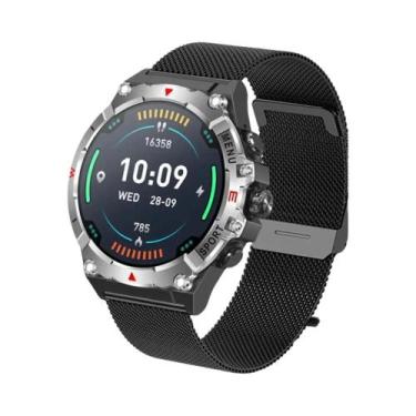 Imagem de Relógio Inteligente Masculino Com GPS, Tela AMOLED HD, Bateria De 500m