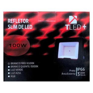 Imagem de Refletor led 100w pt 6500 t-led.biv