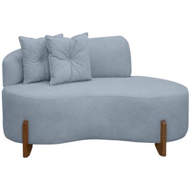 Imagem de Sofá Orgânico Namoradeira 2 Lugares Feijão Thor 145cm Bouclê