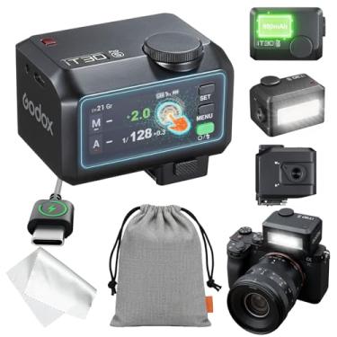 Imagem de GODOX Mini Flash e Gatilho IT30 Pro S TTL para Sony - Distribuidor Autorizado GODOX IT30Pro Wireless Master & Receiver Full-Color Touchscreen Speedlite HSS 1/8000s 2.4G Wireless X System Trigge