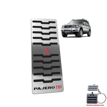Imagem de Descanso De Pé Inox Mitsubishi Pajero TR4 2010 A 2015 Preto