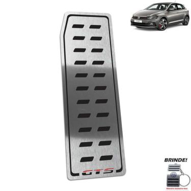 Imagem de Descanso de Pé Gravação em Preto Polo GTS Aço inox