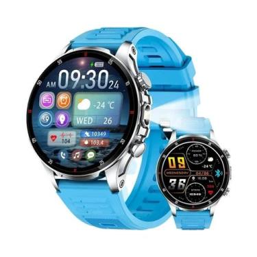 Imagem de Relógio Inteligente Luxuoso Masculino Com Chamada Bluetooth, Lanterna 