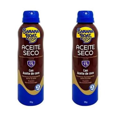 Imagem de Kit com 2 banana boat bronzeador oleo aero fps15 170ml r6800 - ARCOM