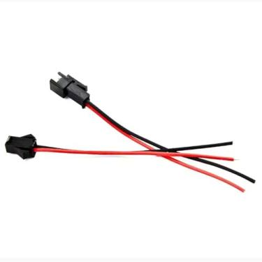 Imagem de Conector rápido dois pinos macho e femea para fita LED monocor 12-24V