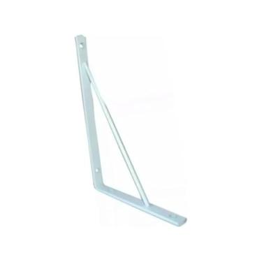 Imagem de Suporte Mão Francesa Forte 20 Cm Kit Parafusos E Buchas (Branco, 10)