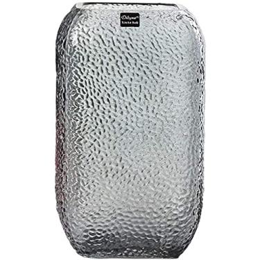 Imagem de Vaso de vidro feito à mão planta hidropônica retangular criativo escritório decoração de casa para flores (tamanho: 20 * 7 cm) (tamanho: 20 * 7 cm) (25 * 10,5 cm)