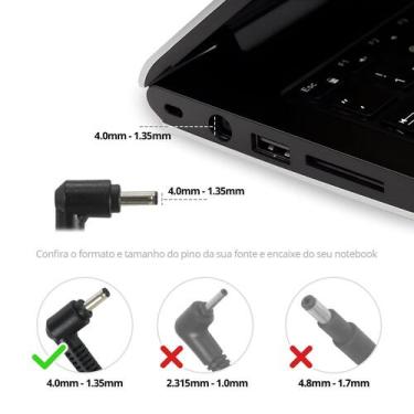 Imagem de Fonte Carregador para Notebook Asus ZenBook UX433 - BestBattery, 45 Wa