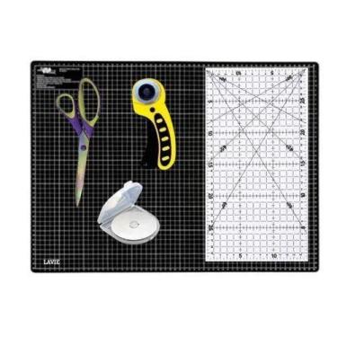 Imagem de Kit Base De Corte Preta A3 45x30 Patchwork Scrapbook - STARMAK