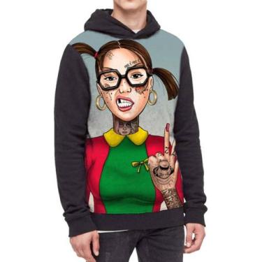 Imagem de Moletom Com Capuz Chiquinha Criminosa Chaves Ref:753 - smoke, Preto, G