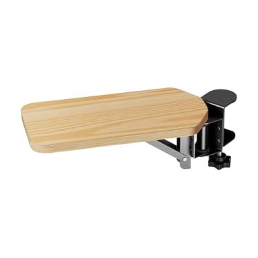 Imagem de NonMiFyR Apoio de braço para computador, suporte para antebraço, acessório para apoio de braço ergonômico, extensão de mesa, suporte para extensível para mesa, Sem Almofada