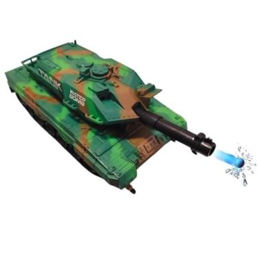 Imagem de Carrinho Tanque De Guerra Infantil – Recarregável, Com Bolinhas De Gel E Controle Remoto