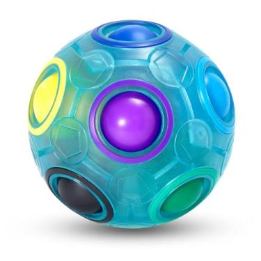 Imagem de Imports Puzzle de Bolinha Rainbow Mágico Cubo Mágico Puzzle Rainbow Ball Moyu Quebra Cabeça Criança