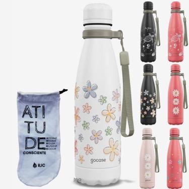 Imagem de KIT Garrafa Térmica Gocase URBAN Original 500ml Estampas com Eco Saqui