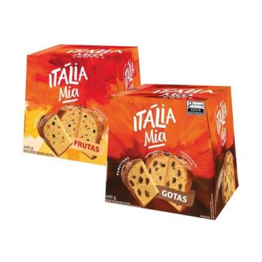 Imagem de Kit Panetone + Chocotone Sem Lactose Vegano 400g - ROMANATO