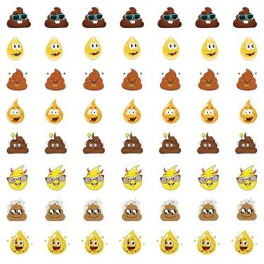 Imagem de 12 Folhas Adesivos para Treinamento Penico, Adesivos Engraçados Prova d'Água Cocô Pegadinha para Crianças Meninos Meninas Scrapbooking Recompensas Professores Decoração Festas