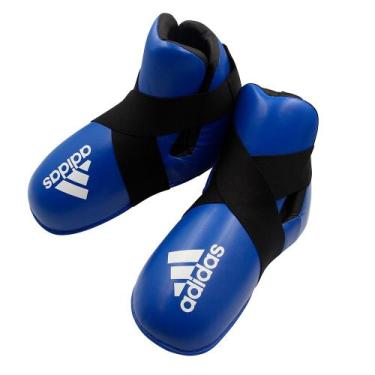 Imagem de Sapatilha Kickboxing adidas Super bota de segurança WAKO Approved, Azu