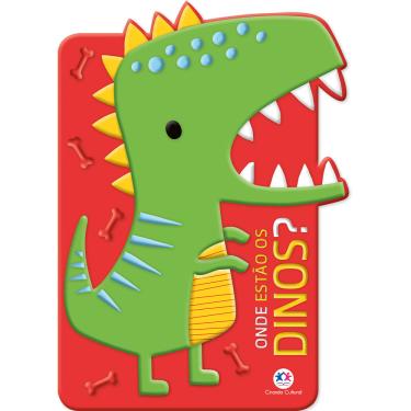 Imagem de Livro infantil Onde estão os dinos? — Rimas e esconde-esconde com dinossauros 4+