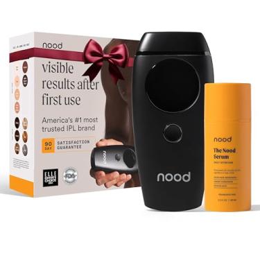 Imagem de Nood Novo ™ Flasher 2.0 + Serum — Dispositivo De Depilação A Laser Ipl Para Mulheres E Homens Com Loção Pós-Barba Tratar, Prevenir Pelos Encravados Inchaços, Retardar O Crescimento Sem Dor, Preto Fo