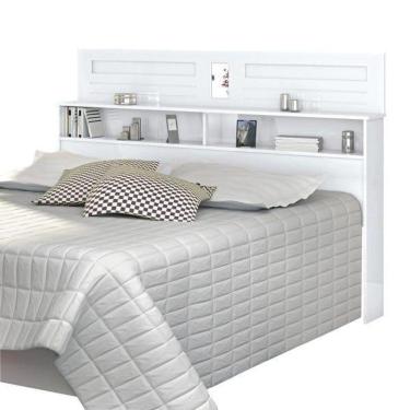Imagem de Cabeceira Box Casal 1,40 Florença Branco