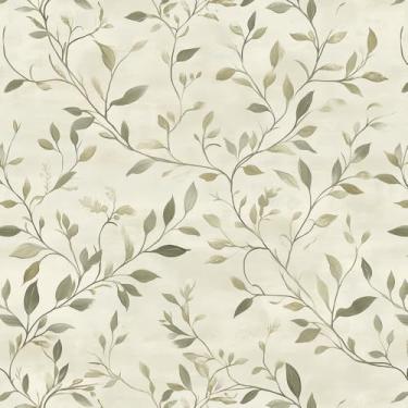 Imagem de Papel de Parede Floral para Quarto, Sala e Cozinha – Vinílico Adesivo Impermeável, Fácil Aplicação, Decoração de Interior, Estampa Romântica e Elegante (Floral 1005)