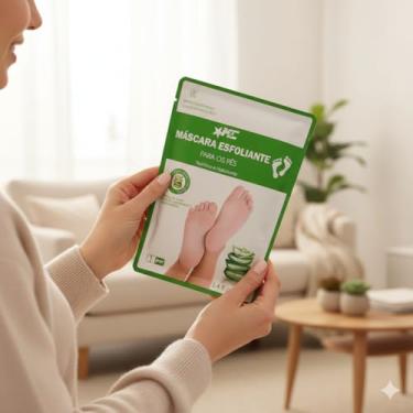 Imagem de Máscara Esfoliante para os Pés Aloe Vera Tratamento Hidratante e Nutritivo
