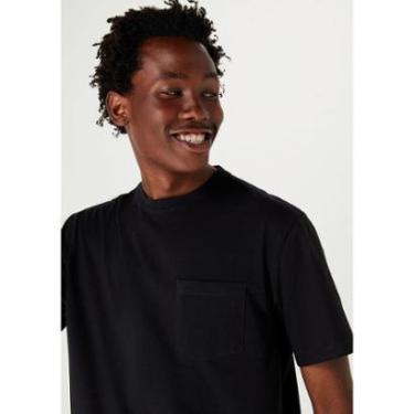 Imagem de Camiseta Básica Hering Super Cotton Com Bolso Masculina-Masculino