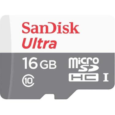 Imagem de Cartão de Memória ULTRA 16GB MicroSD Classe 10 ORIGINAL - SanDisk