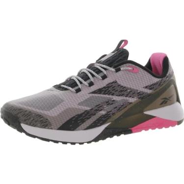 Imagem de Reebok Tênis masculino Nano X1 Tr Adventure Cross Trainer, Brilho de quartzo/preto/rosa atômico, 36